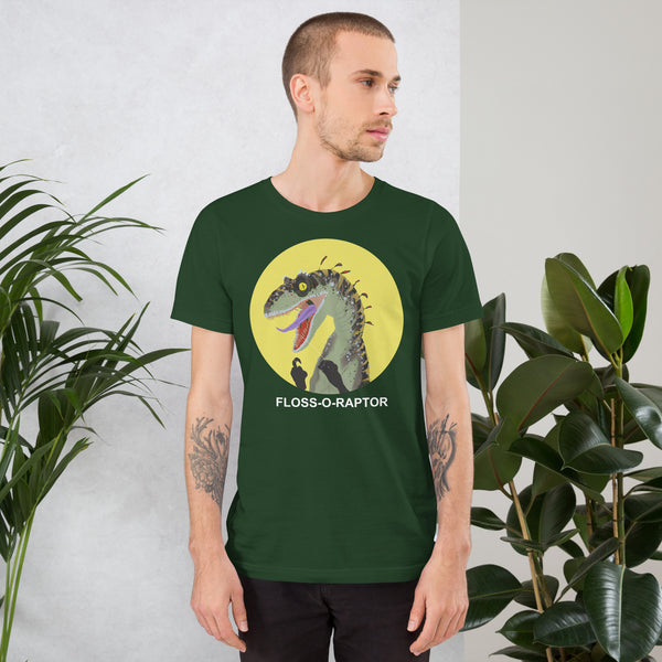 Floss-O-Raptor Men's Cotton T-Shirt