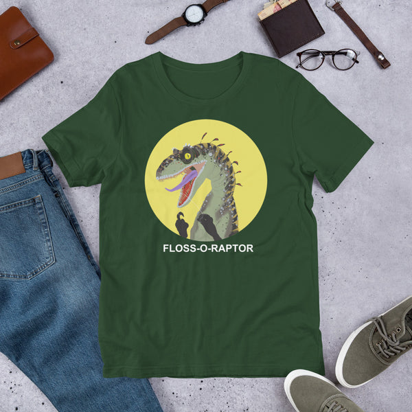 Floss-O-Raptor Men's Cotton T-Shirt