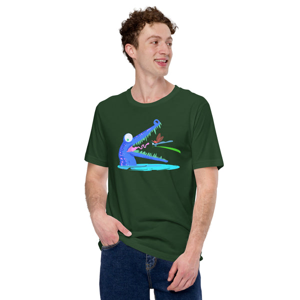 Crocodile Teeth Men's Cotton T-shirt