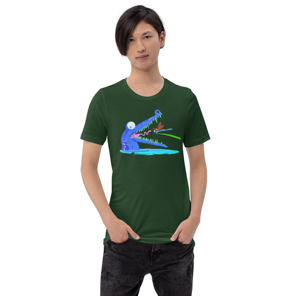 Crocodile Teeth Men's Cotton T-shirt