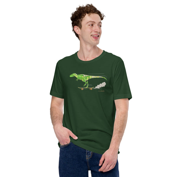 Skater Rex Men's Cotton T-Shirt