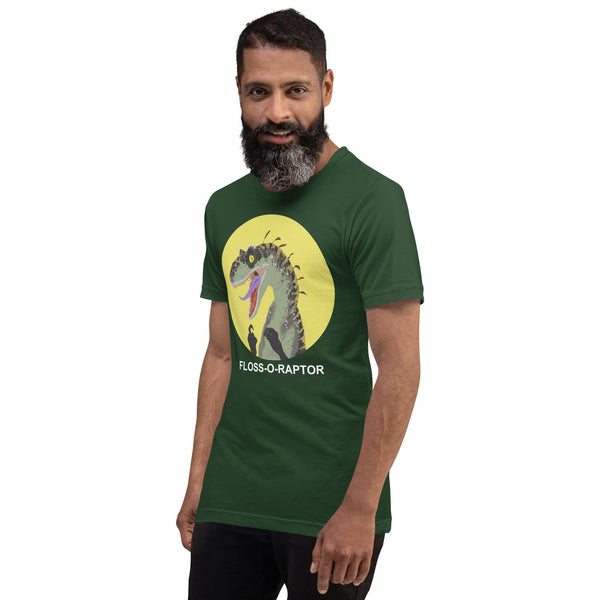 Floss-O-Raptor Men's Cotton T-Shirt