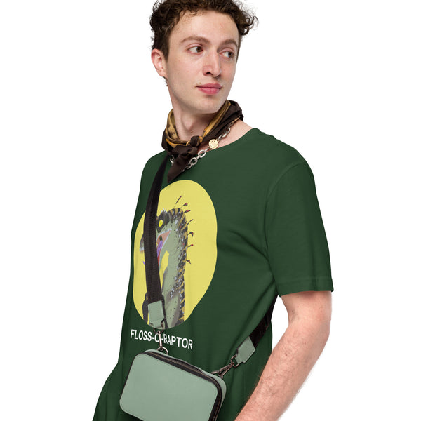 Floss-O-Raptor Men's Cotton T-Shirt