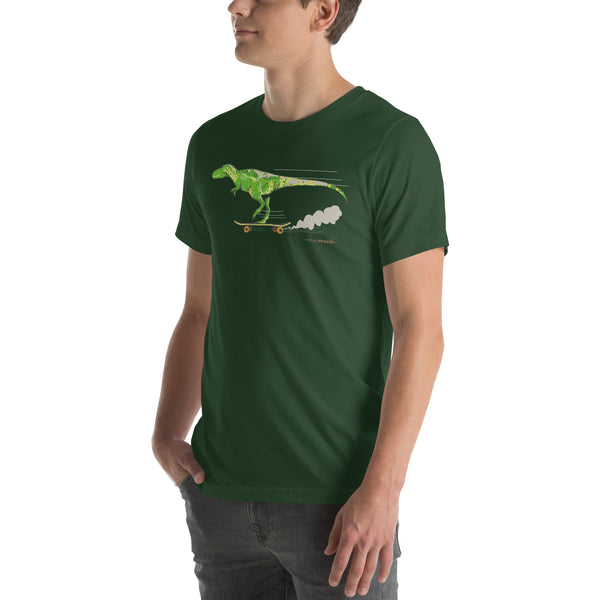 Skater Rex Men's Cotton T-Shirt