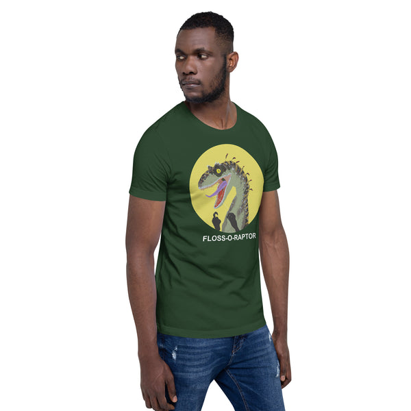 Floss-O-Raptor Men's Cotton T-Shirt