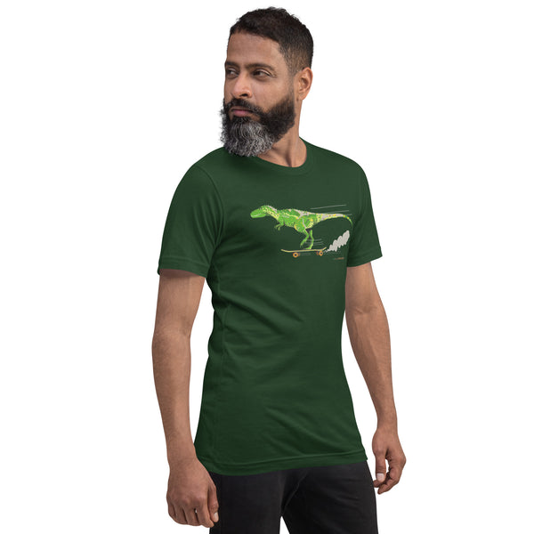 Skater Rex Men's Cotton T-Shirt