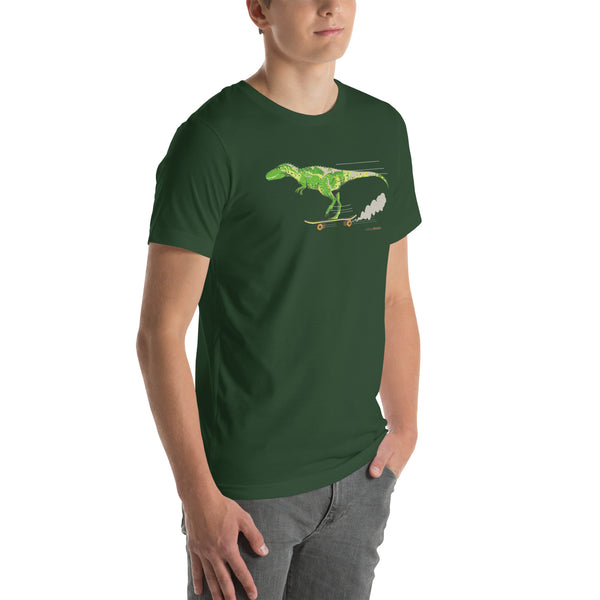 Skater Rex Men's Cotton T-Shirt