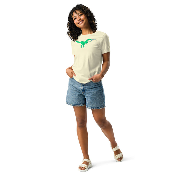 Doodle Rex Raaawr! Womans Cotton T-Shirt