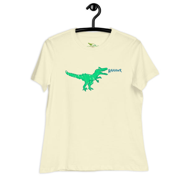 Doodle Rex Raaawr! Womans Cotton T-Shirt