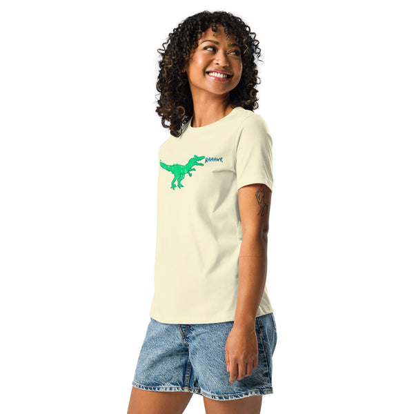 Doodle Rex Raaawr! Womans Cotton T-Shirt