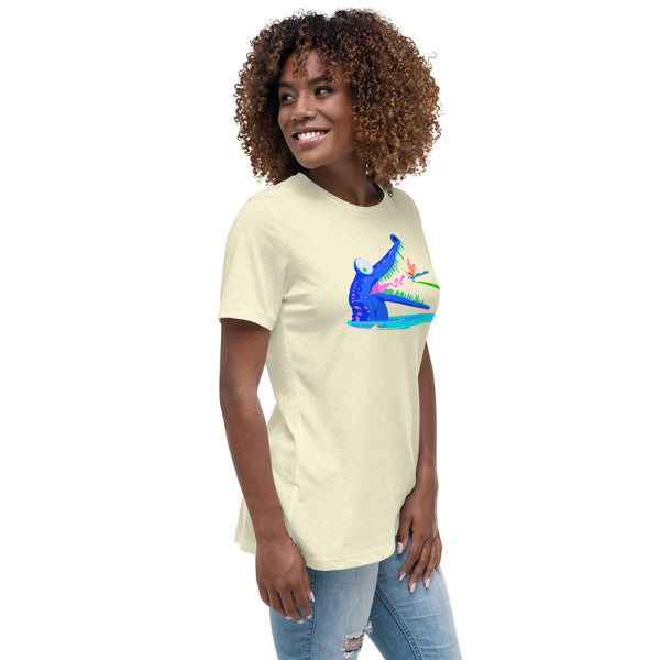 Crocodile Teeth Women's Cotton T-Shirt