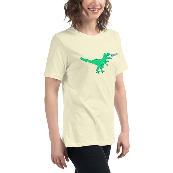 Doodle Rex Raaawr! Womans Cotton T-Shirt