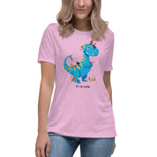 T-Rex and Kittens Frendz Women's Cotton T-Shirt