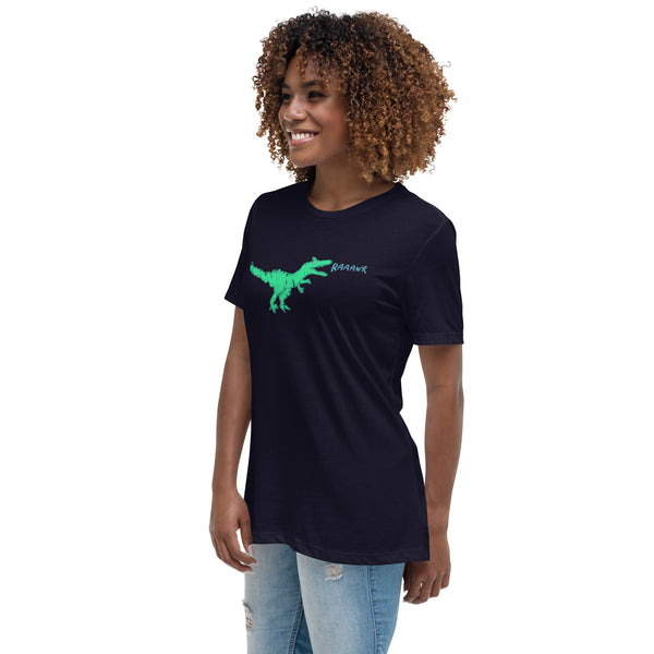 Doodle Rex Raaawr! Womans Cotton T-Shirt