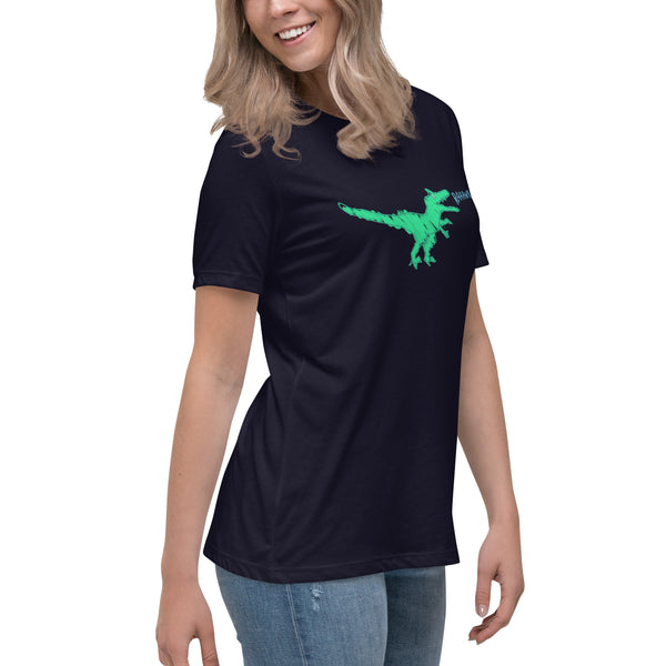 Doodle Rex Raaawr! Womans Cotton T-Shirt