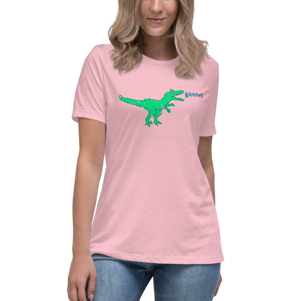 Doodle Rex Raaawr! Womans Cotton T-Shirt