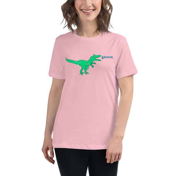 Doodle Rex Raaawr! Womans Cotton T-Shirt