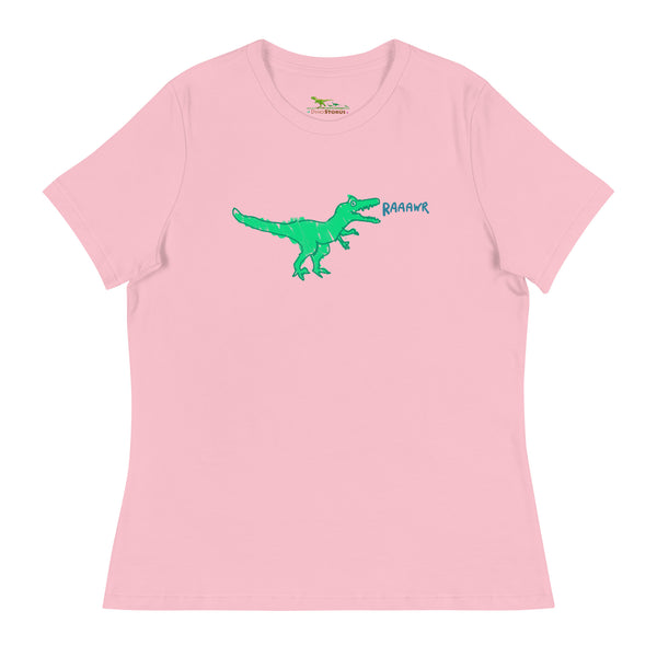 Doodle Rex Raaawr! Womans Cotton T-Shirt