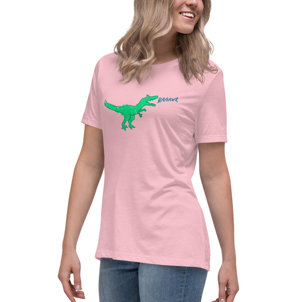 Doodle Rex Raaawr! Womans Cotton T-Shirt