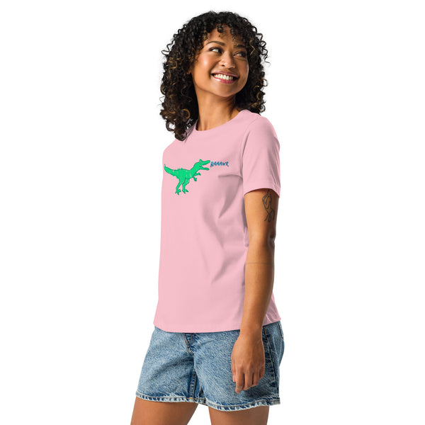 Doodle Rex Raaawr! Womans Cotton T-Shirt