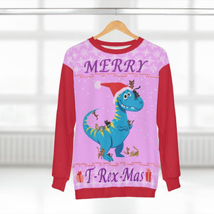 'Merry T-Rex-Mas'Ugly Christmas Sweater Unisex