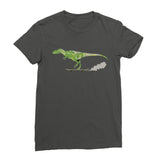 Dinostorus Skate-Rex Womens T-Shirt Black