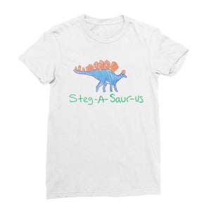 Doodle Steg-A-Saur-Us Womens T-Shirt