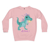 Lil' Fairy T-Rex  Kids Sweatshirt