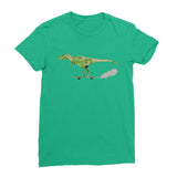 Dinostorus Skate-Rex Womens T-Shirt Green