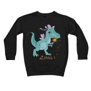 Lil'Fairy T-Rex Kids Cotton Sweatshirt