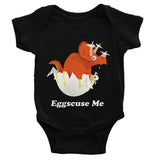 Egg-Scuse-Me Baby bodysuit
