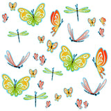 Butterflies and Dragonflies- Women's Leggings