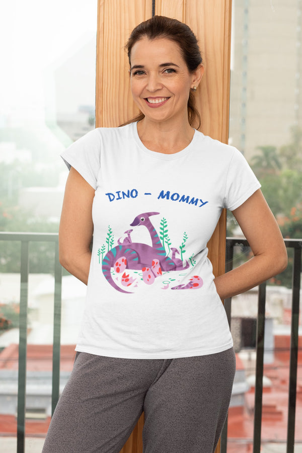 Dino Mommy Women's Cotton T-shirt