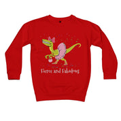 Fierce and Fabulous Kids Cotton Sweatshirt