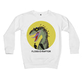 Dinostorus Floss-O-Raptor Kids Sweatshirt White