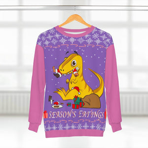 "Season's Eatings"Ugly Christmas Sweatshirt Unisex