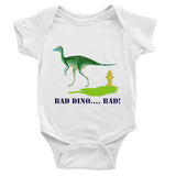 Dinostorus BAD DINO! Baby Onesie