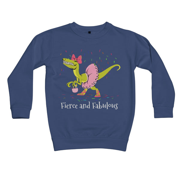 Fierce and Fabulous Kids Cotton Sweatshirt