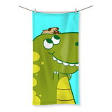 Dinostorus Pug and Baby T-Rex Beach Towel 19.7 x 39.4"