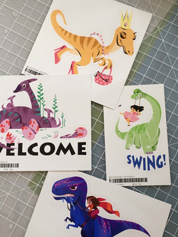 Dino Swing Sticker