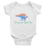 Stegasaurus Doodle  Baby Bodysuit