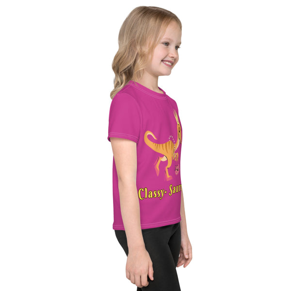 Dinostorus Classy-Saurus Kid's Tee Side