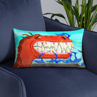 Dinostorus T-Rex Teeth Clean Pillow