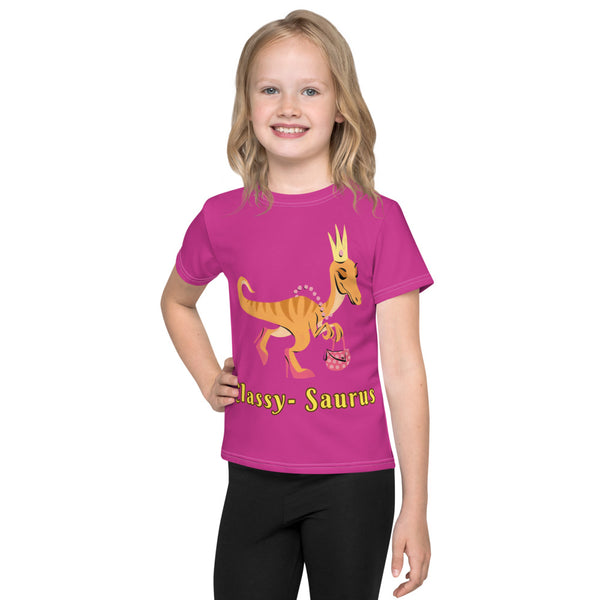 Dinostorus Classy-Saurus Kid's Tee Front