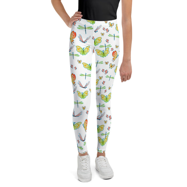 Butterflies and Dragonflies Youth Leggings