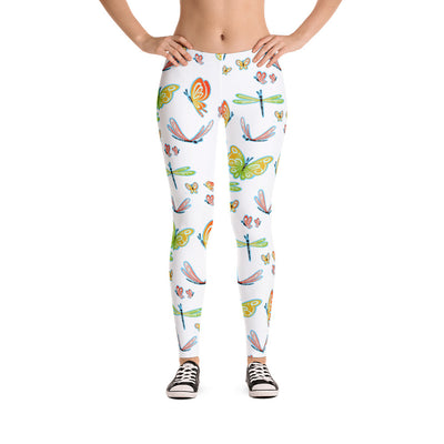 Butterflies and Dragonflies- Women's Leggings