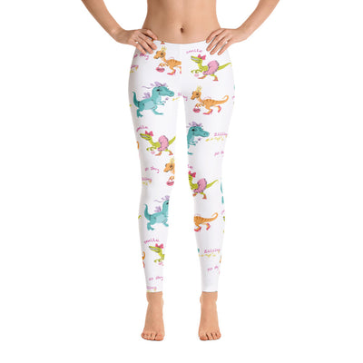 Chic Dino Friends Women's Leggings