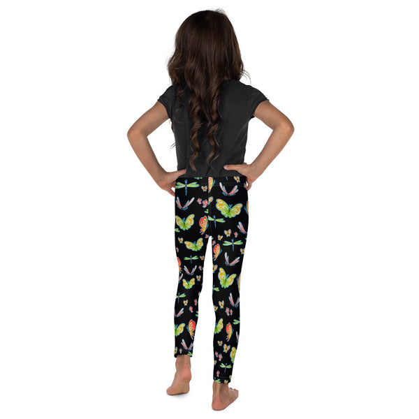 Butterflies and Dragonflies Girls Leggings