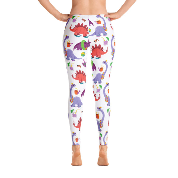 Beach Dino Fun Women's Leggings