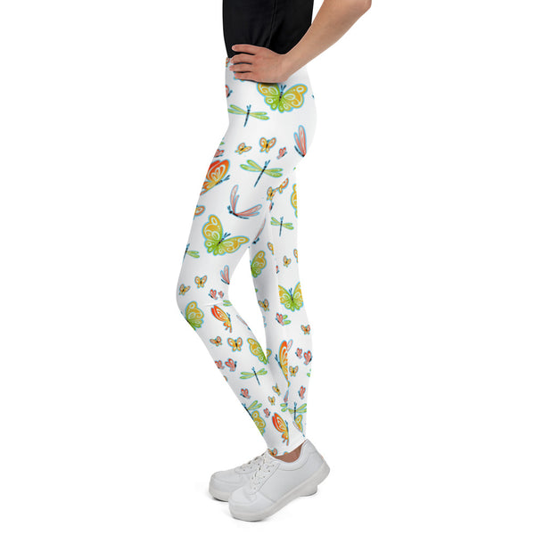 Butterflies and Dragonflies Youth Leggings